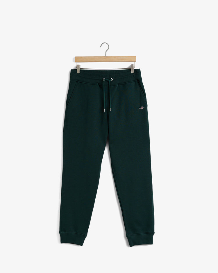 Spodnie dresowe męskie regular fit zielone