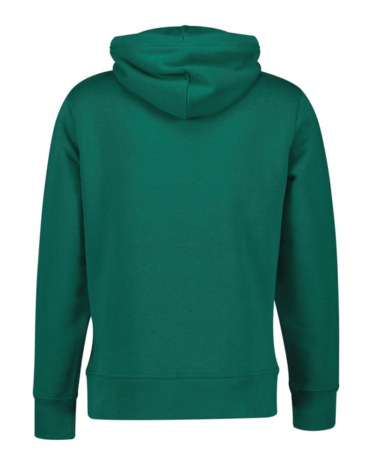 Bluza męska z kapturem regular fit zielona