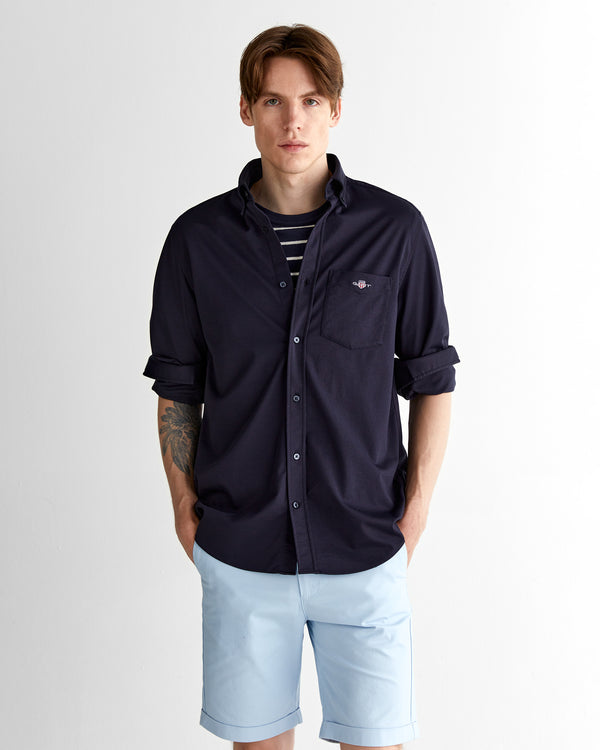 Granatowa koszula męska regular fit