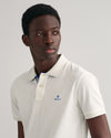 Koszulka polo męska z nadrukiem z krótkim rękawem slim fit