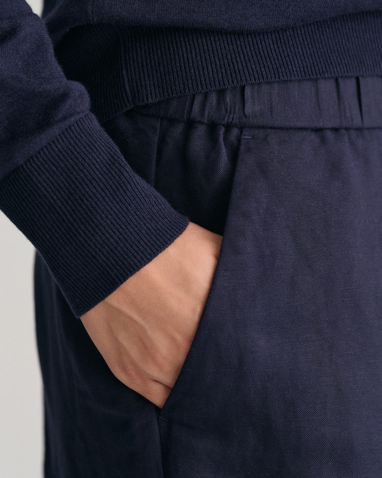 Szorty damskie relaxed fit granatowe