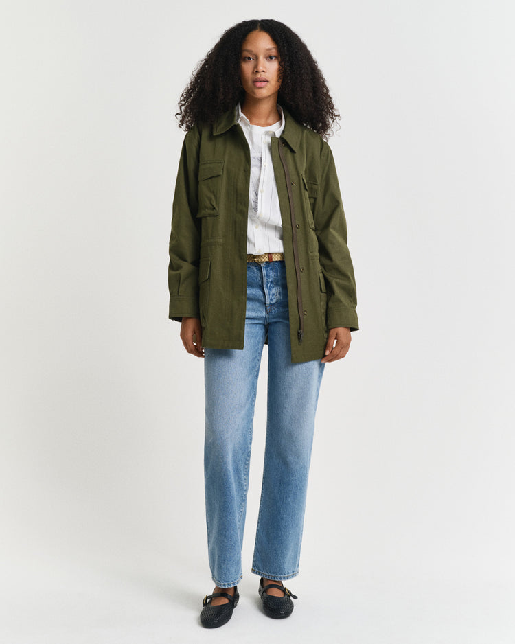 Spodnie damskie straight fit niebieskie