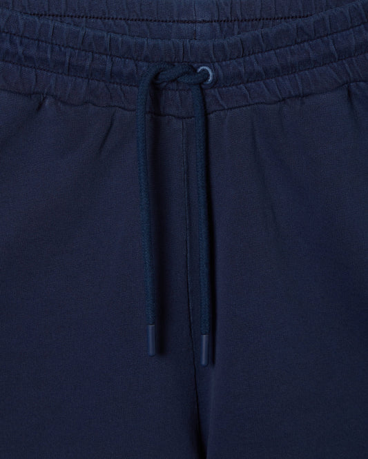 Bawełniane szorty damskie regular fit granatowe