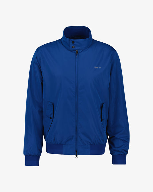 Kurtka męska ze stójką z długim rękawem regular fit beżowa