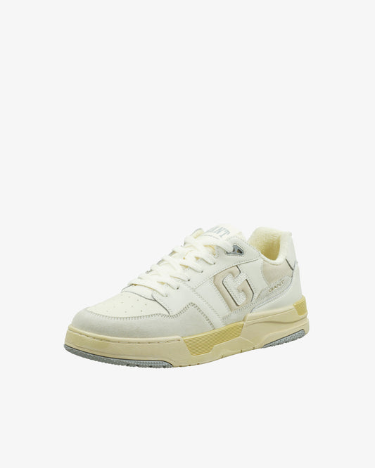 Buty sportowe męskie z nadrukiem białe