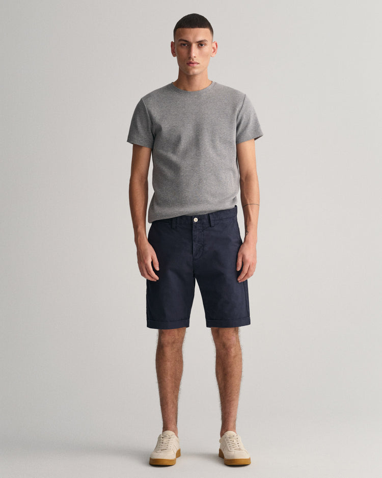 Szorty męskie regular fit granatowe