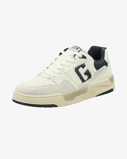 Buty sportowe męskie z nadrukiem beżowe