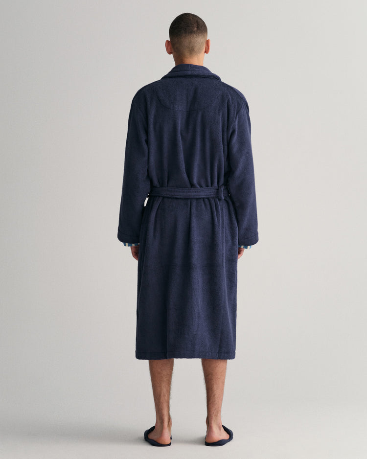 Szlafrok unisex granatowy