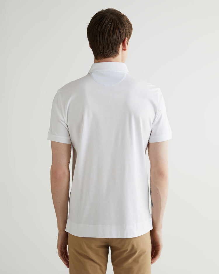 Koszulka polo z merceryzowanego dżerseju