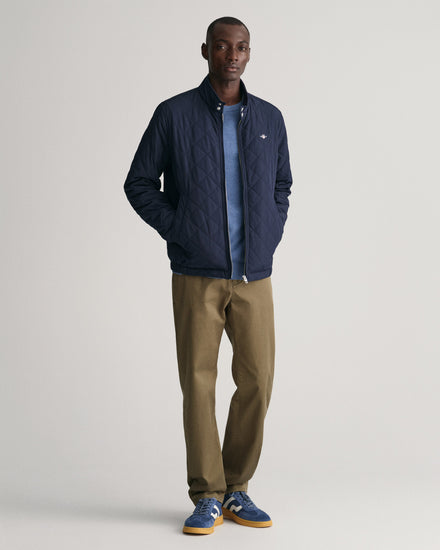 Kurtka przeciwdeszczowa męska ze stójką z długim rękawem regular fit