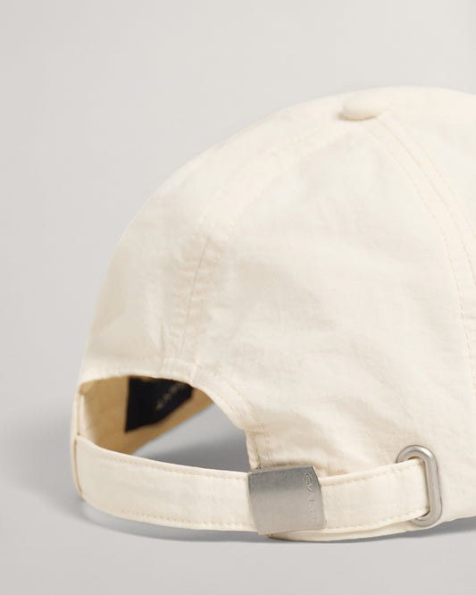 Czapka z daszkiem unisex z nadrukiem beżowa