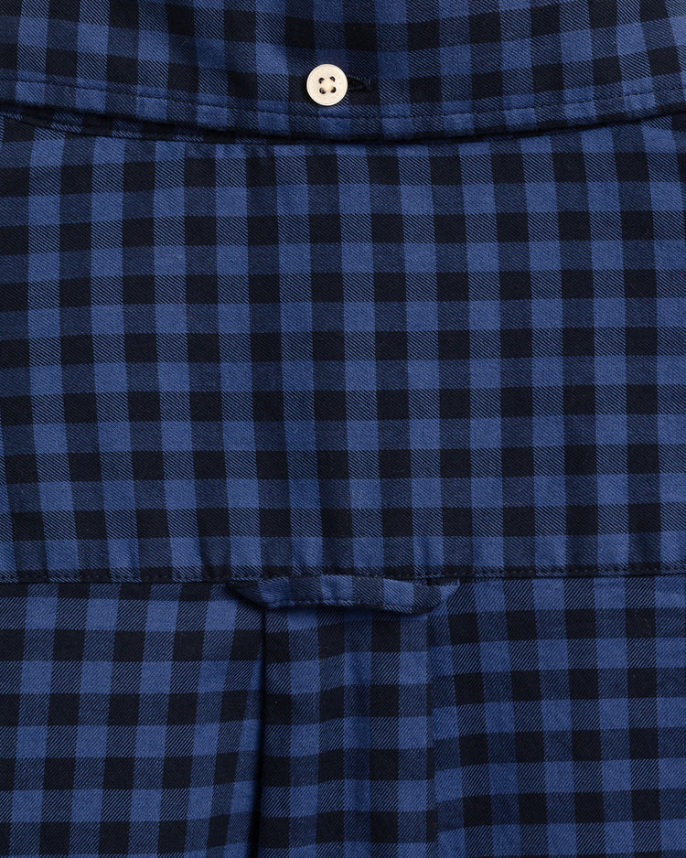 Męska koszula z diagonalu regular fit w kratę Buffalo Winter