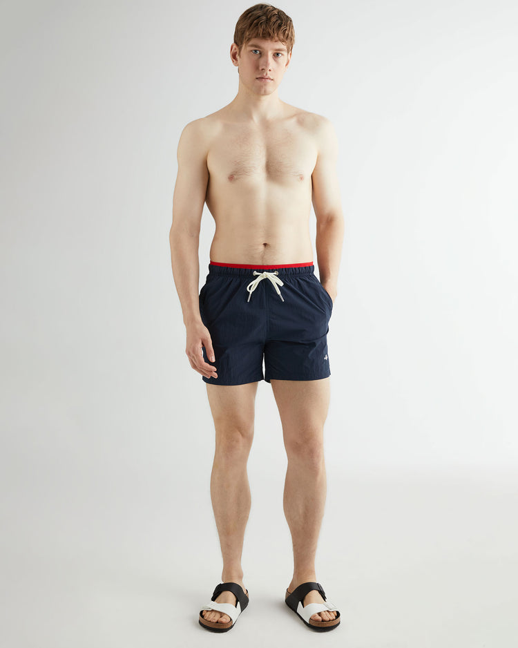 Szorty kąpielowe męskie regular fit granatowe