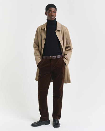 Sweter z golfem z bardzo cienkiej wełny merynosów