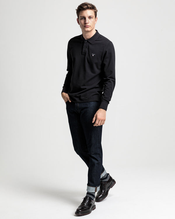 Męska koszulka polo Original z piki z długim rękawem