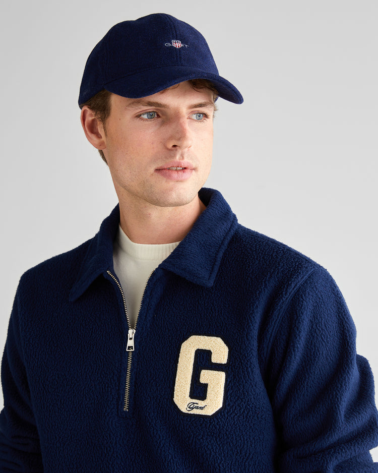 Męska granatowa bluza regular fit