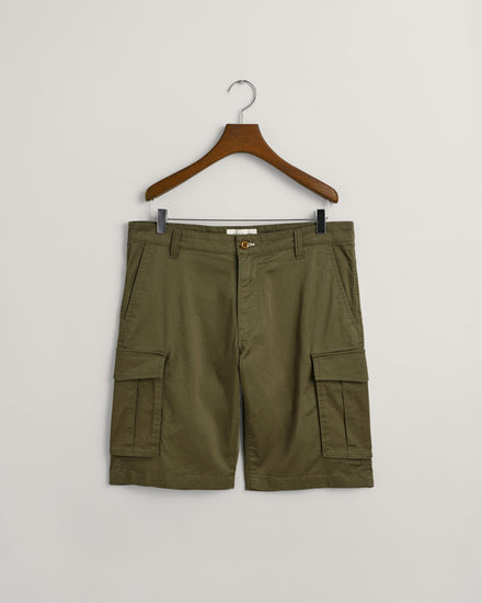 Szorty męskie relaxed fit zielone