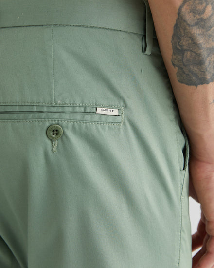 Spodnie męskie slim fit zielone