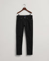 Spodnie jeansowe męskie extra slim fit czarne