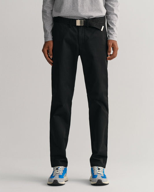 Spodnie męskie slim fit czarne
