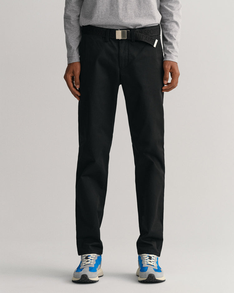 Spodnie męskie slim fit czarne