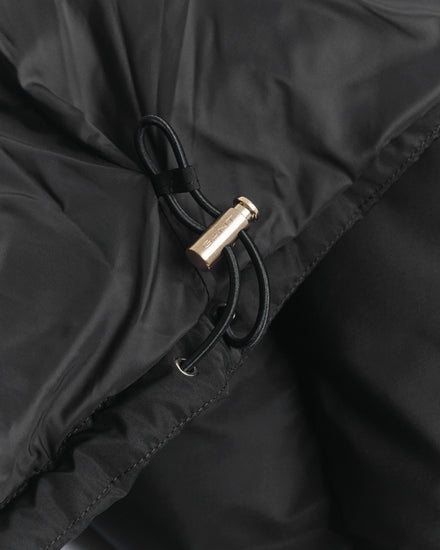 Kurtka damska ze stójką z długim rękawem regular fit czarna