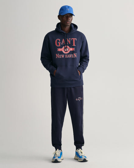 Bluza z kapturem i nadrukiem Retro Crest