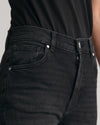 Spodnie jeansowe damskie slim fit czarne