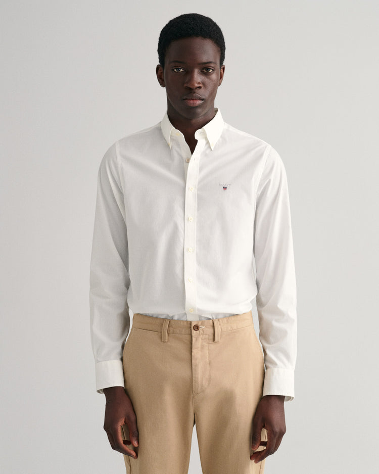 Koszula z popeliny slim fit