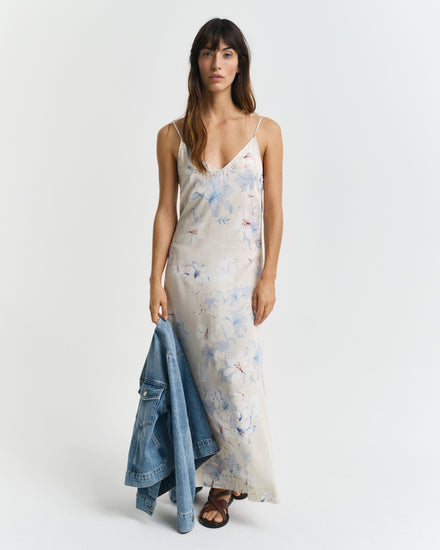 Sukienka damska z dekoltem V bez rękawów regular fit różowa