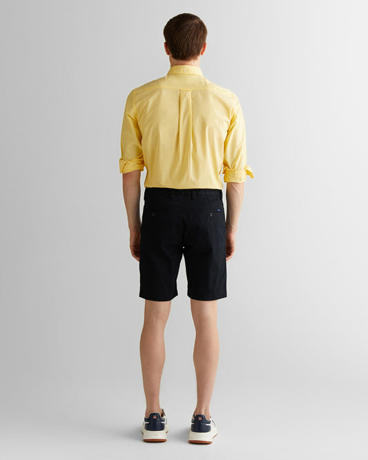 Szorty męskie slim fit czarne
