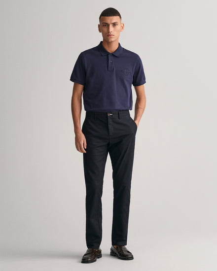 Spodnie męskie slim fit czarne