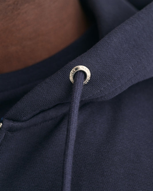 Bluza męska z zamkiem regular fit granatowa