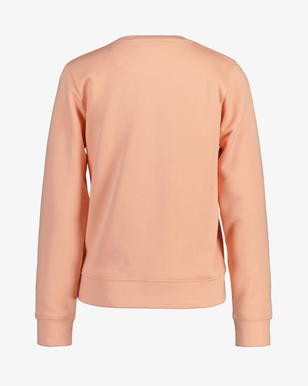 Damska bluza z okrągłym dekoltem i logo