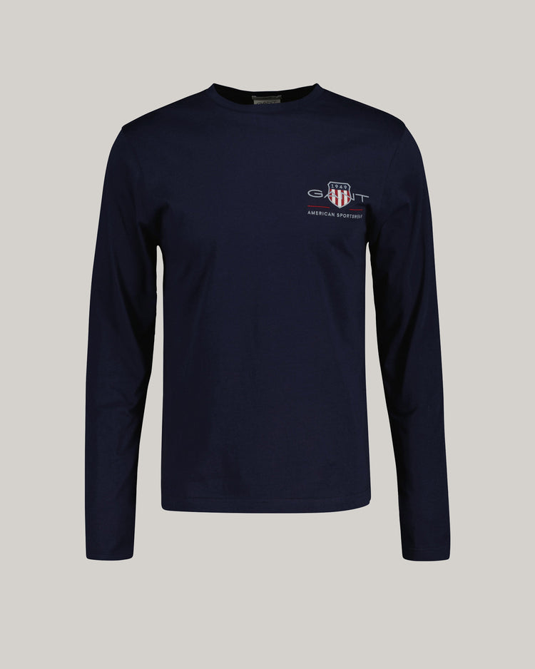 Koszulka z długim rękawem slim fit