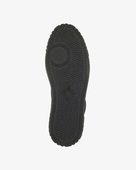 Buty zimowe damskie z nadrukiem czarne