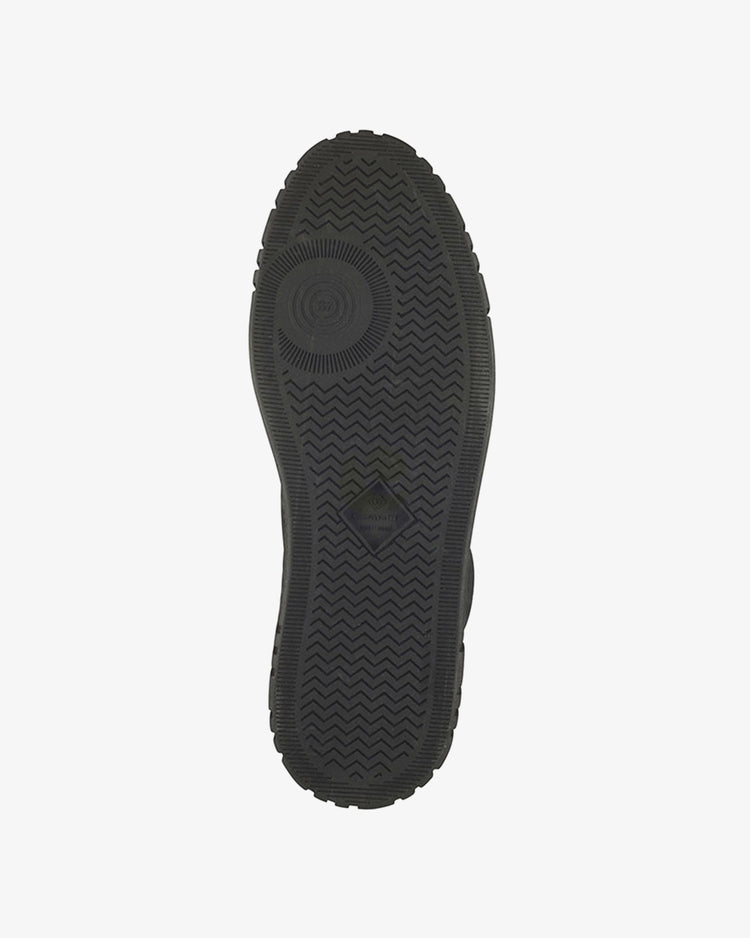 Buty zimowe damskie z nadrukiem czarne