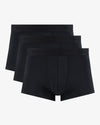 Zestaw 3 par czarnych bokserek męskich
