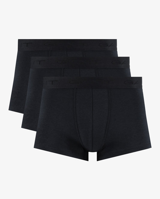 Zestaw 3 par czarnych bokserek męskich