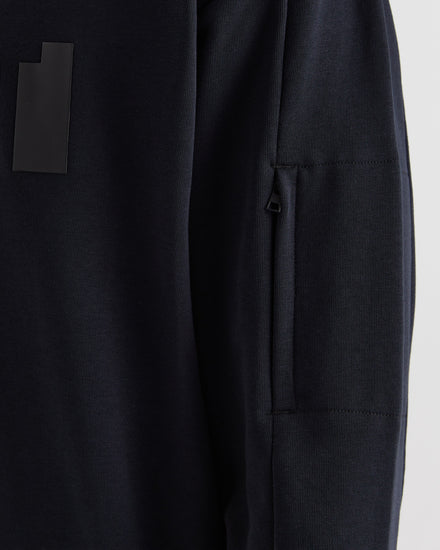 Bawełniana bluza męska z nadrukiem i okrągłym kołnierzykiem relaxed fit