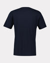 Bawełniany t-shirt męski z nadrukiem okrągły kołnierzyk regular fit