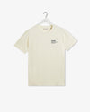 T-shirt męski z nadrukiem regular fit biały