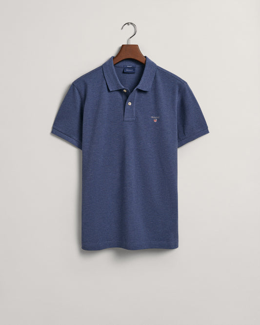 Bawełniane polo męskie z krótkim rękawem regular fit