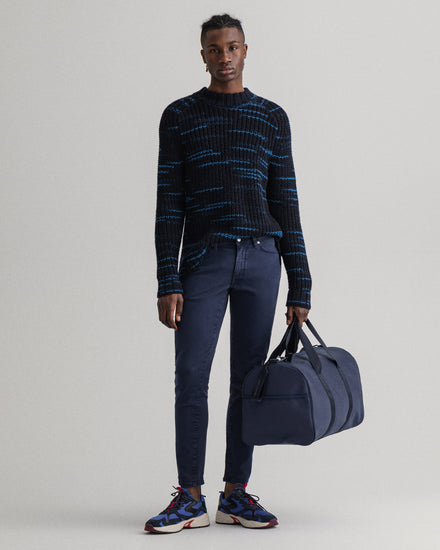 Spodnie jeansowe męskie extra slim fit granatowe