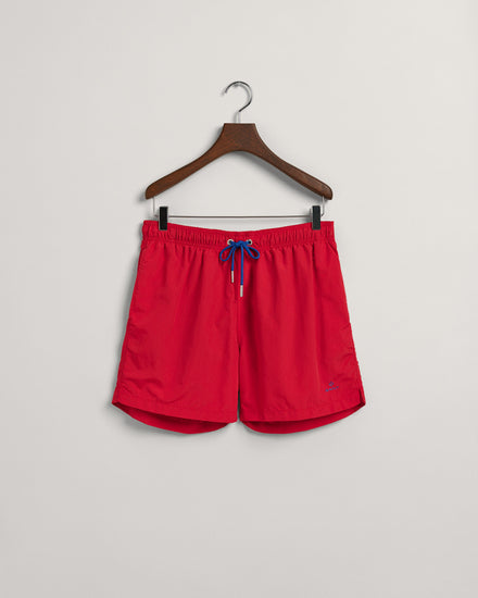 Szorty kąpielowe męskie classic fit czerwone