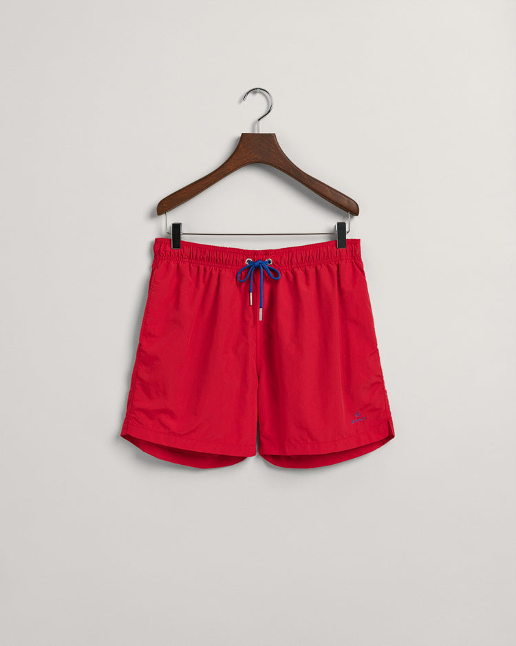 Szorty kąpielowe męskie classic fit czerwone