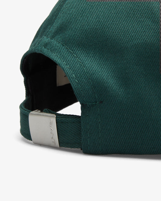 Czapka z daszkiem unisex z nadrukiem zielona