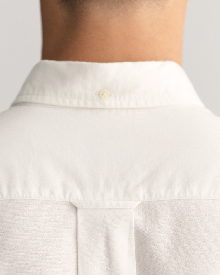 Koszula męska z długim rękawem regular fit biała