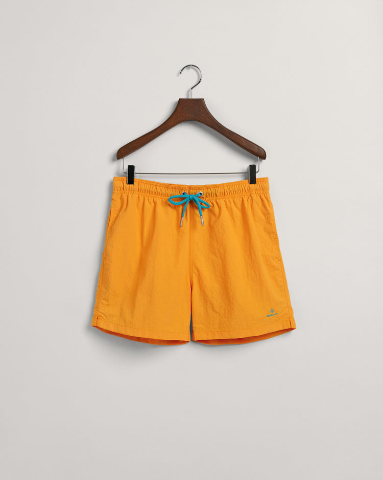 Szorty kąpielowe męskie classic fit pomarańczowe