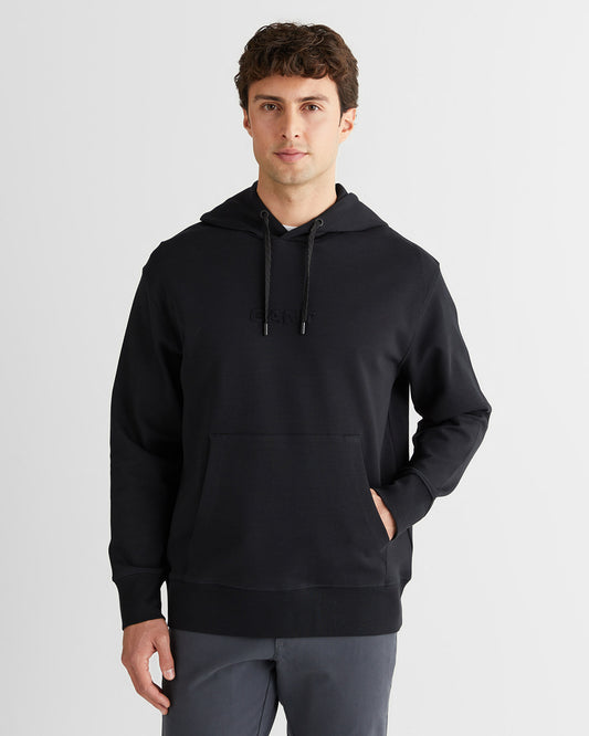 Bluza z kapturem z tłoczonym logo